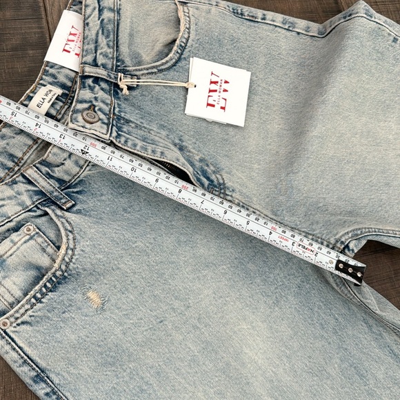 NWT ELLA WOMEN JEANS HIGH RISE WIDE LEG JEANS SIZE 8 (40) - Picture 13 of 17